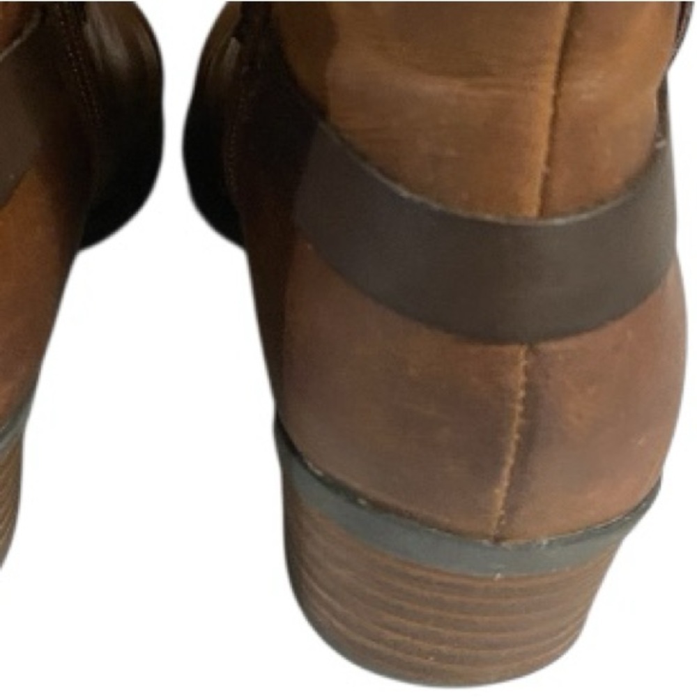 Clarks Leather Booties, Neutral,Sz 9, Sustainable, Timeless,Capsule wardrobe - Picture 10 of 15